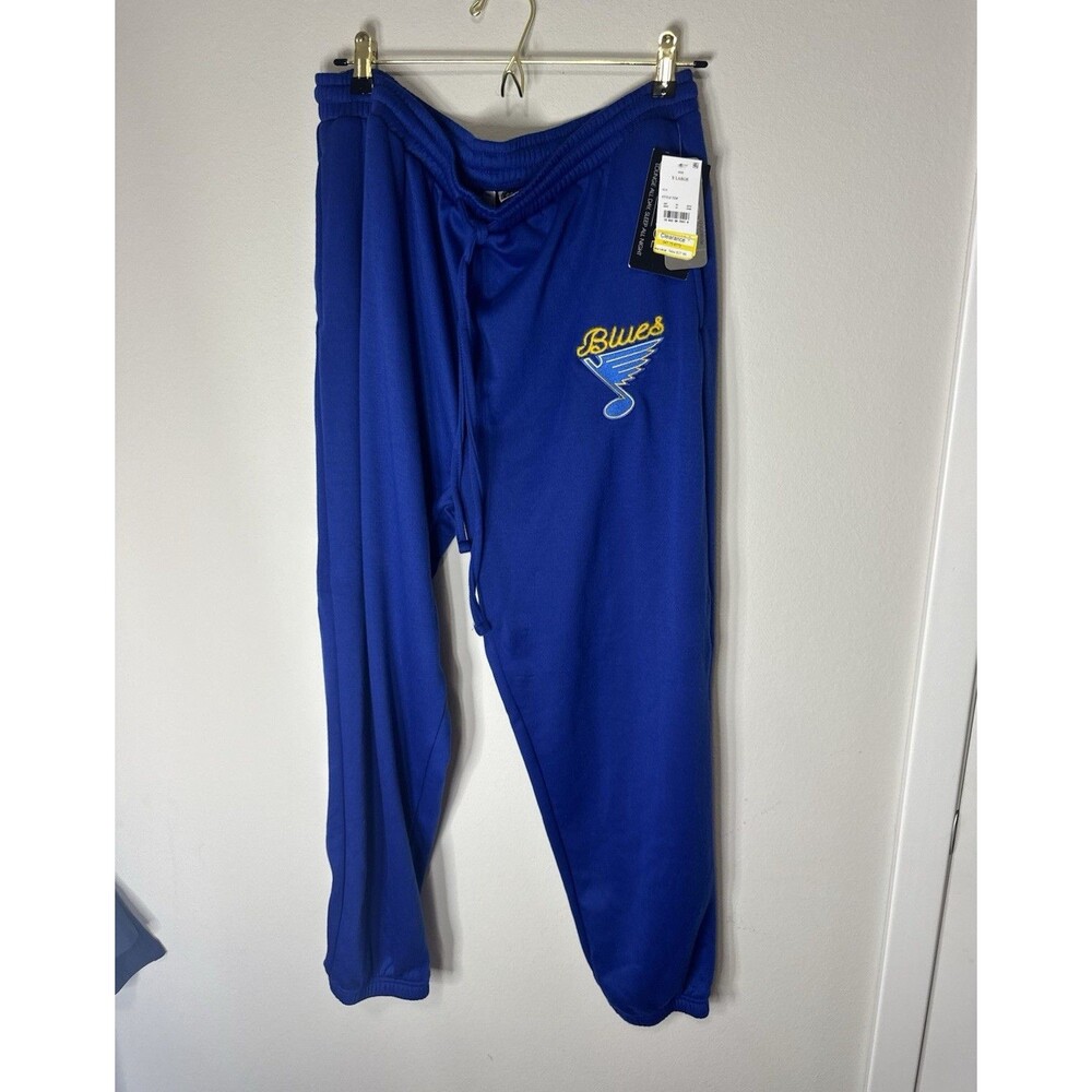 Sideline Apparel St. Louis Blues NHL Lounge Pants Blue Women’s Size XL Licensed